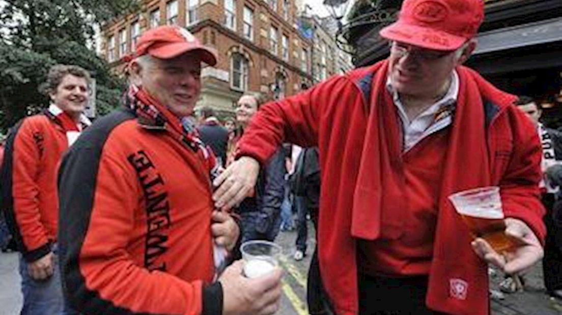 FC Twente-supporters in Londen