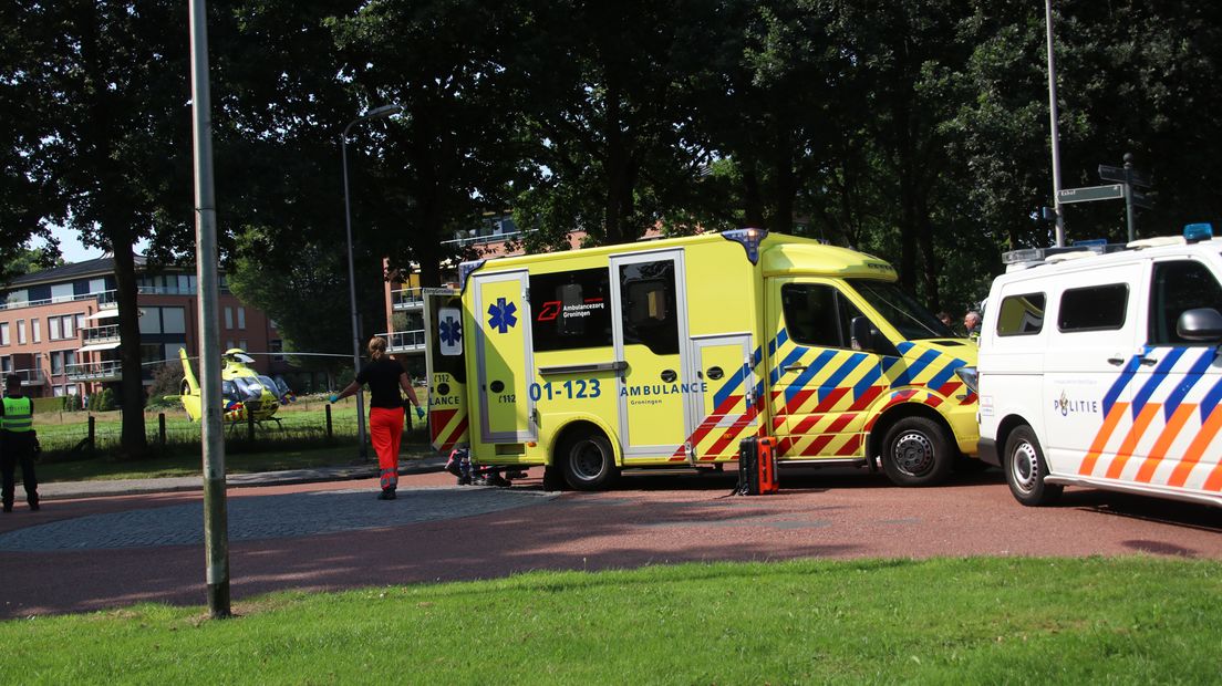 Bij het ongeluk in Haren is een fietser gewond geraakt