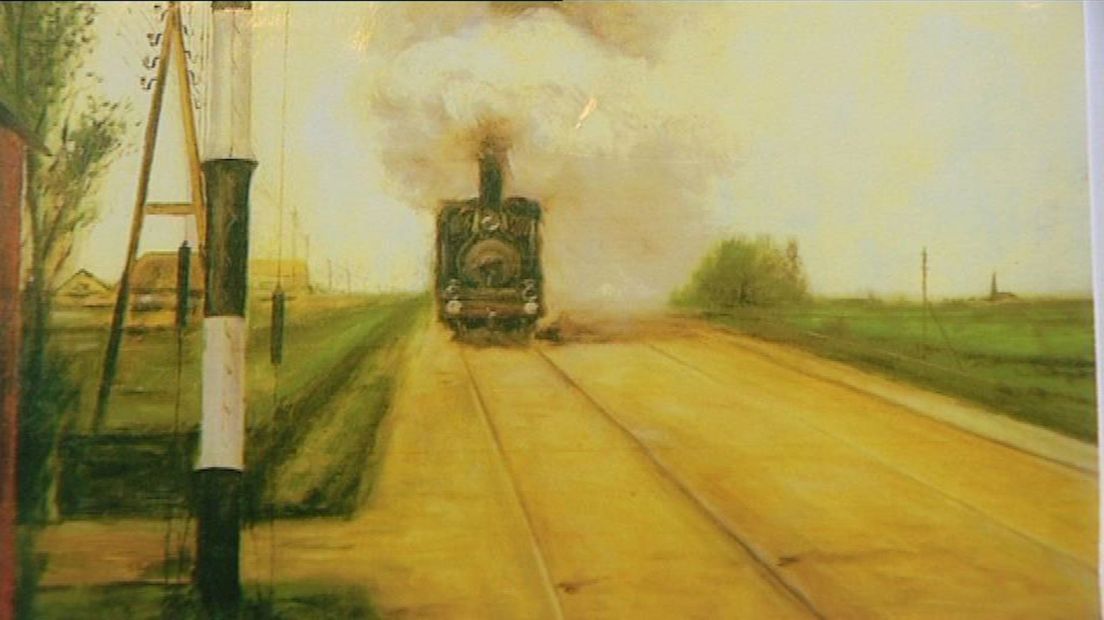 1865: De spoorwegovergang ligt nog landelijk