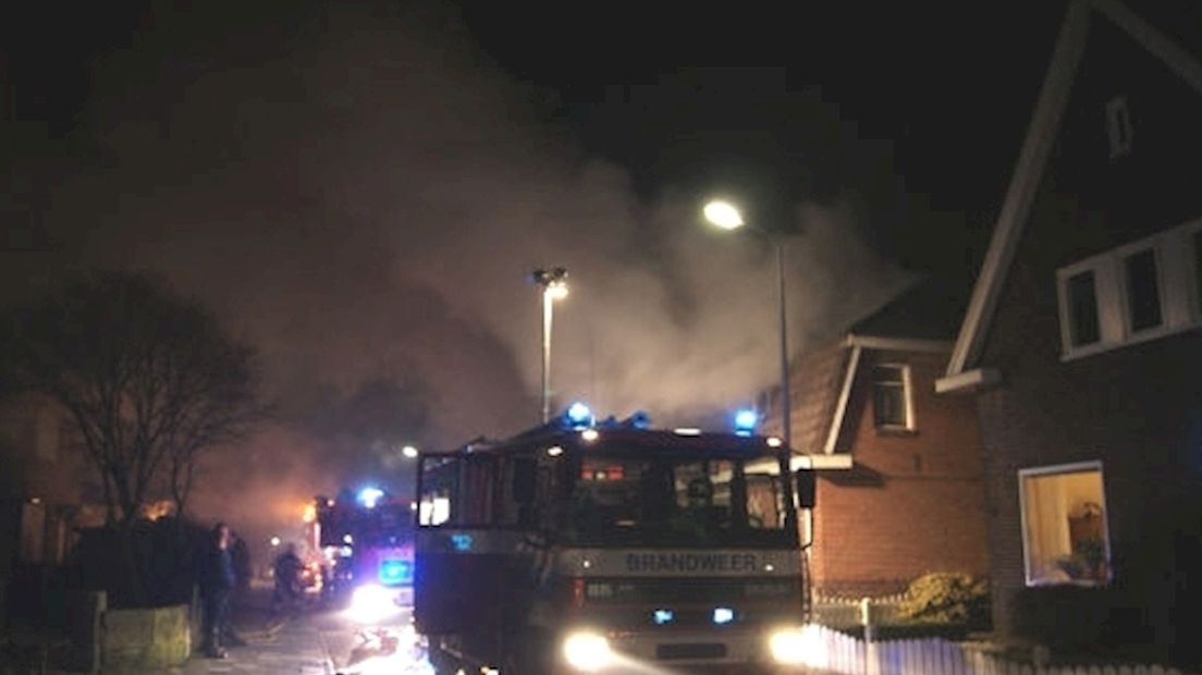 schoorsteenbrand in Losser