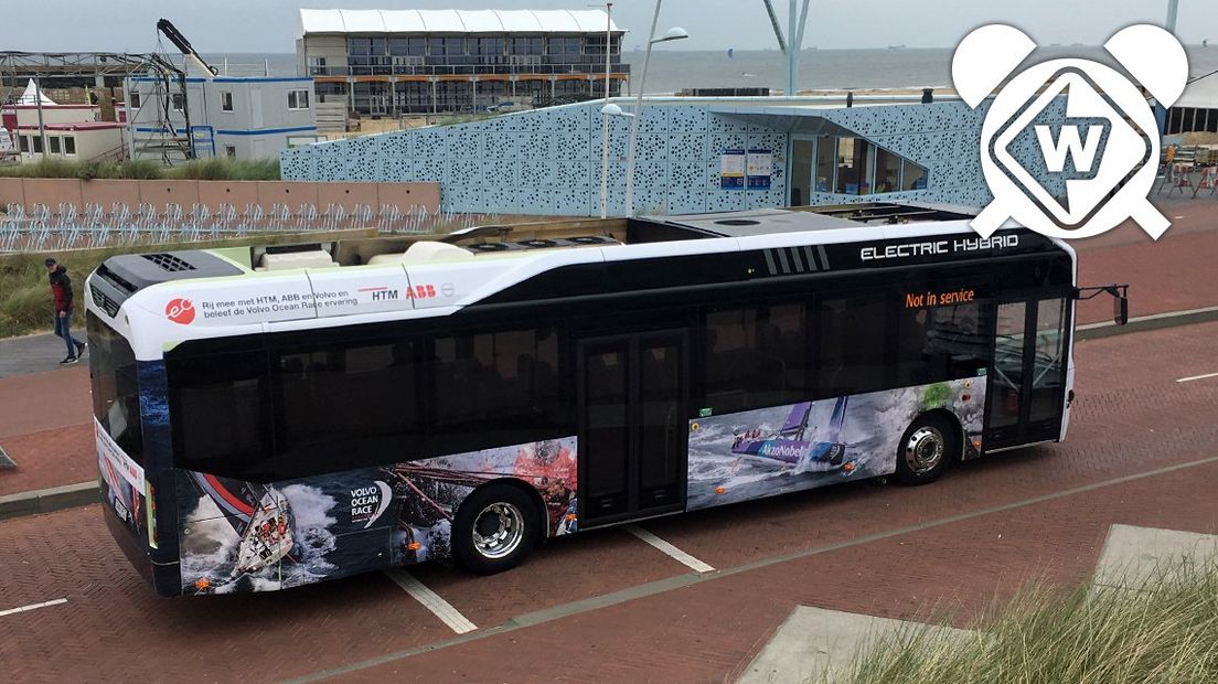 De nieuwe elektrische bus van de HTM