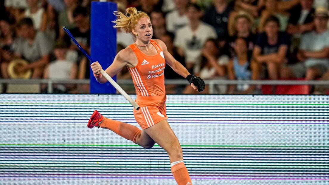 Margot van Geffen werd deze zomer nog wereldkampioen met het Nederlands elftal