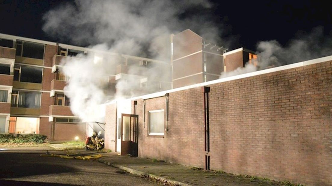 Brandweer geeft het pand weer vrij