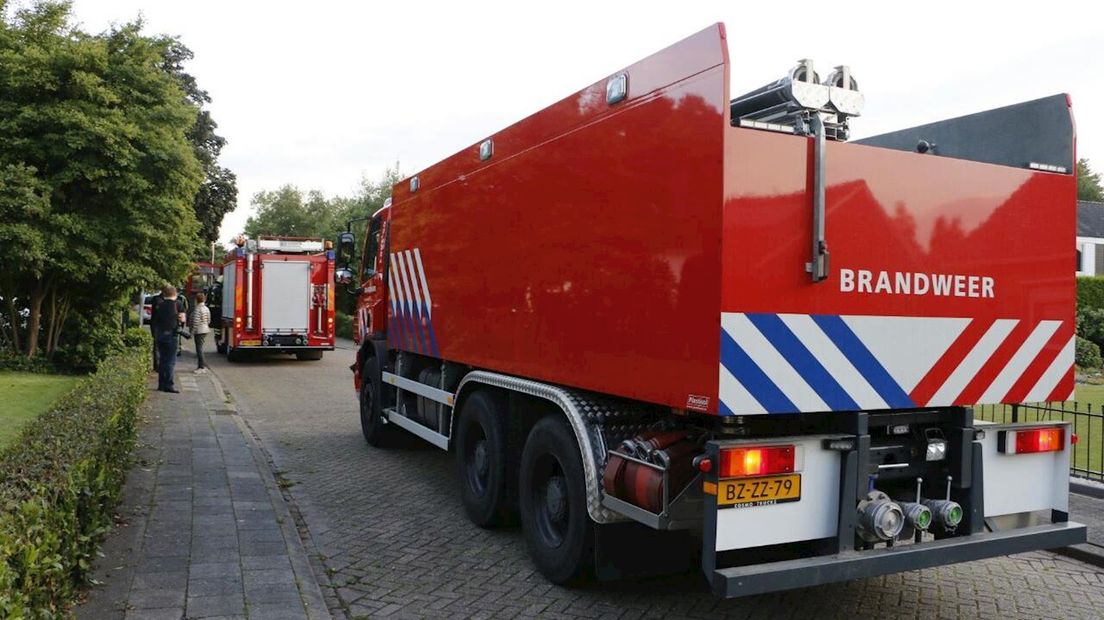 Brandweer rukt uit voor barbecue in Goor