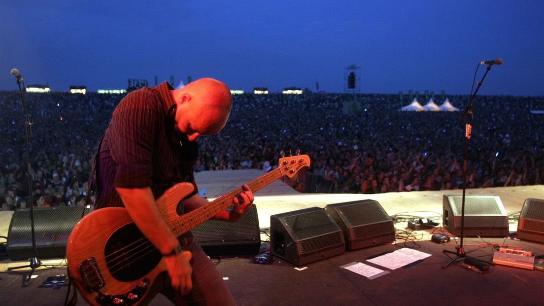 Peter Slager tijdens eerste editie van Concert at Sea in 2006