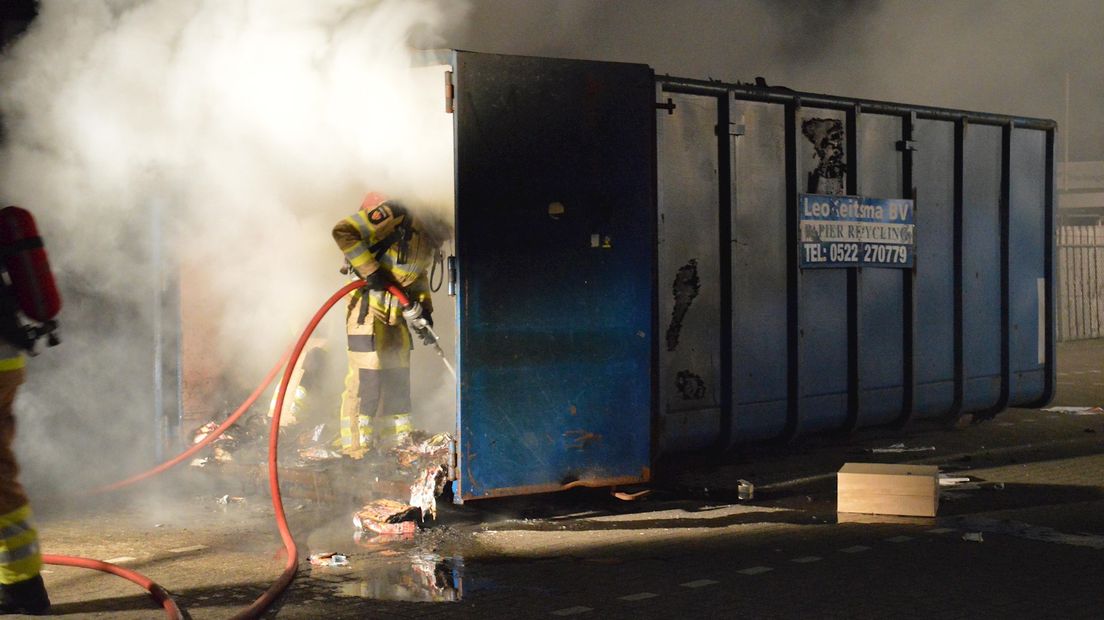 Brand wordt geblust