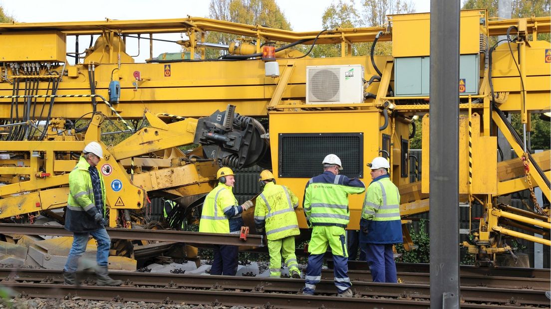 Reparatie aan spoor veroorzaakt overlast