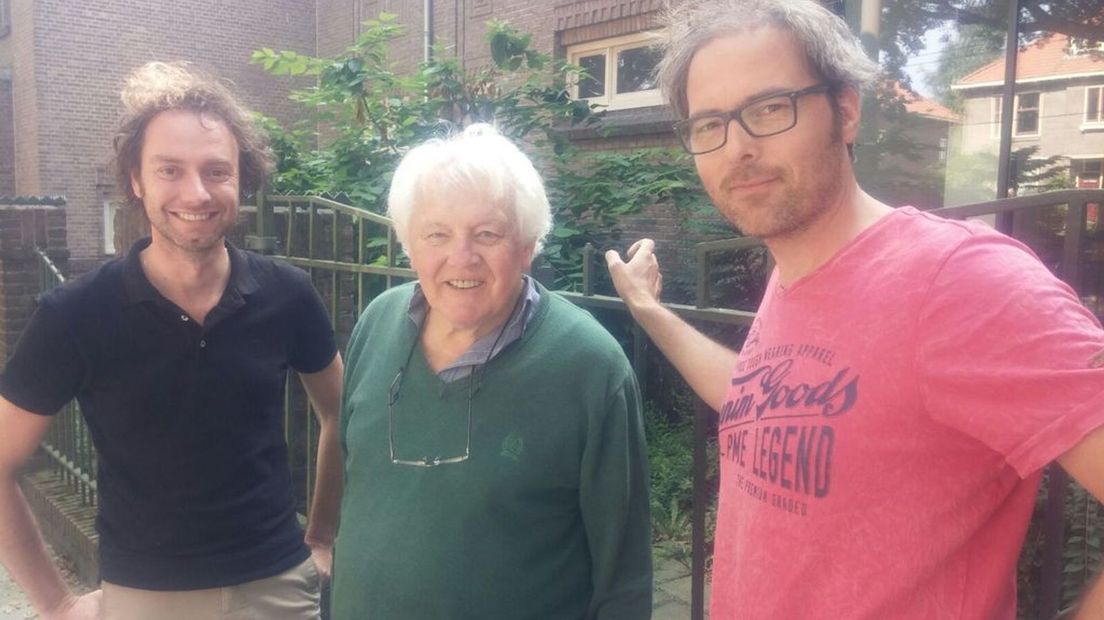 Eric van der Donk met René Arendsen en Bas Steman
