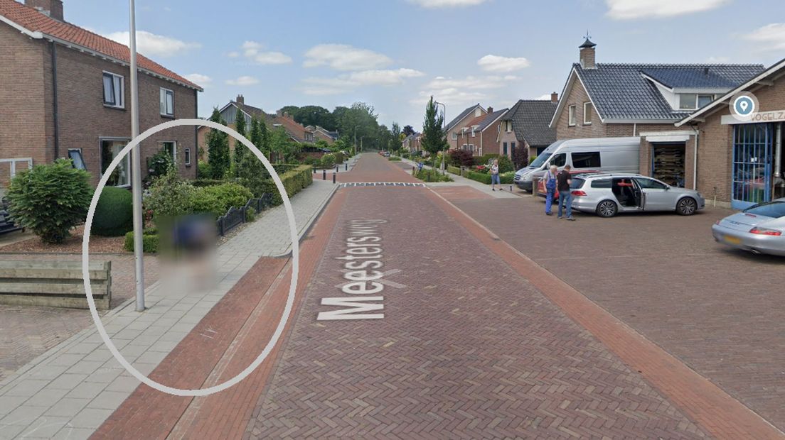 De blote billen op Streetview in Staphorst zijn razendsnel vervaagd