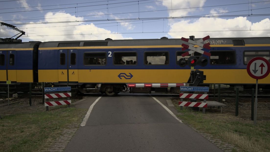 trein op spoorovergang