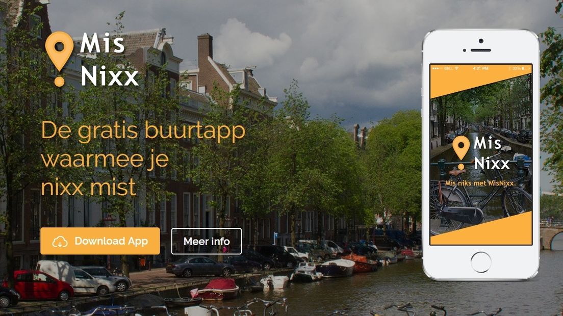 Screenshot van misnixx.nl