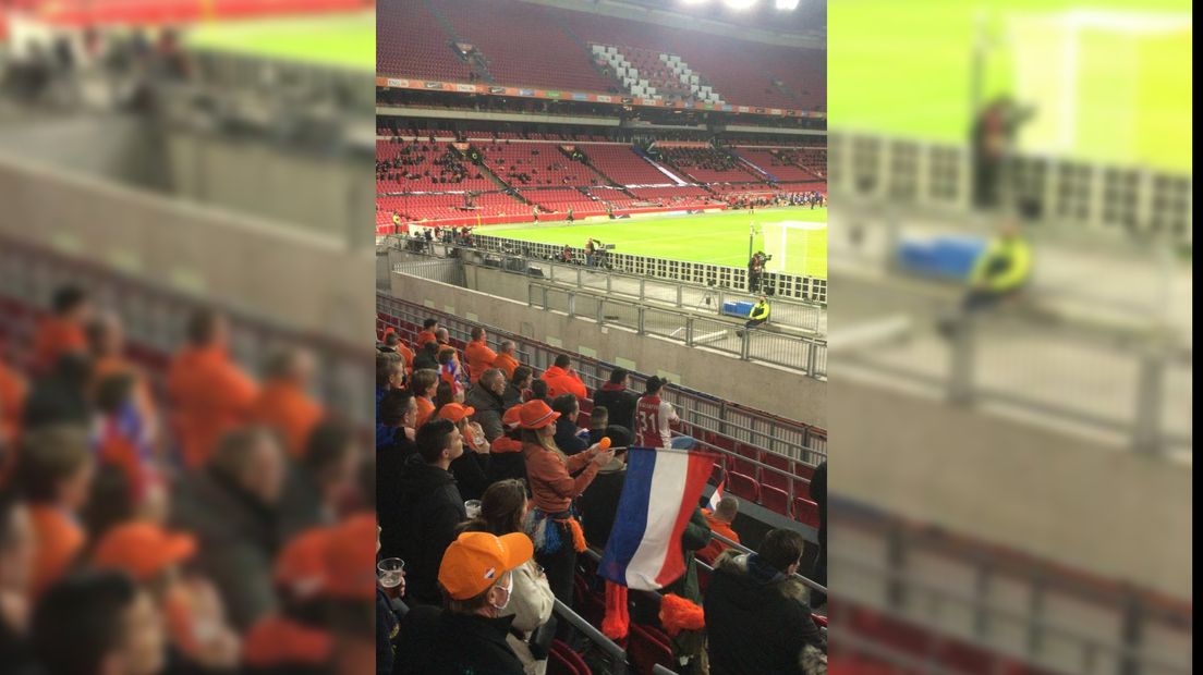 Er mochten 5000 mensen naar de wedstrijd