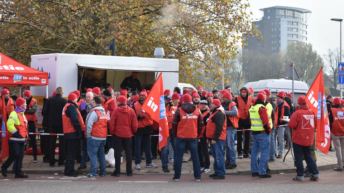Staking in Utrecht.