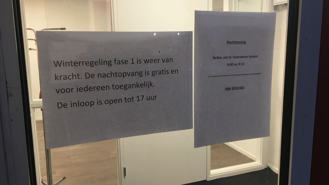 In Assen kunnen daklozen gratis terecht voor een slaapplek (Rechten: RTV Drenthe)
