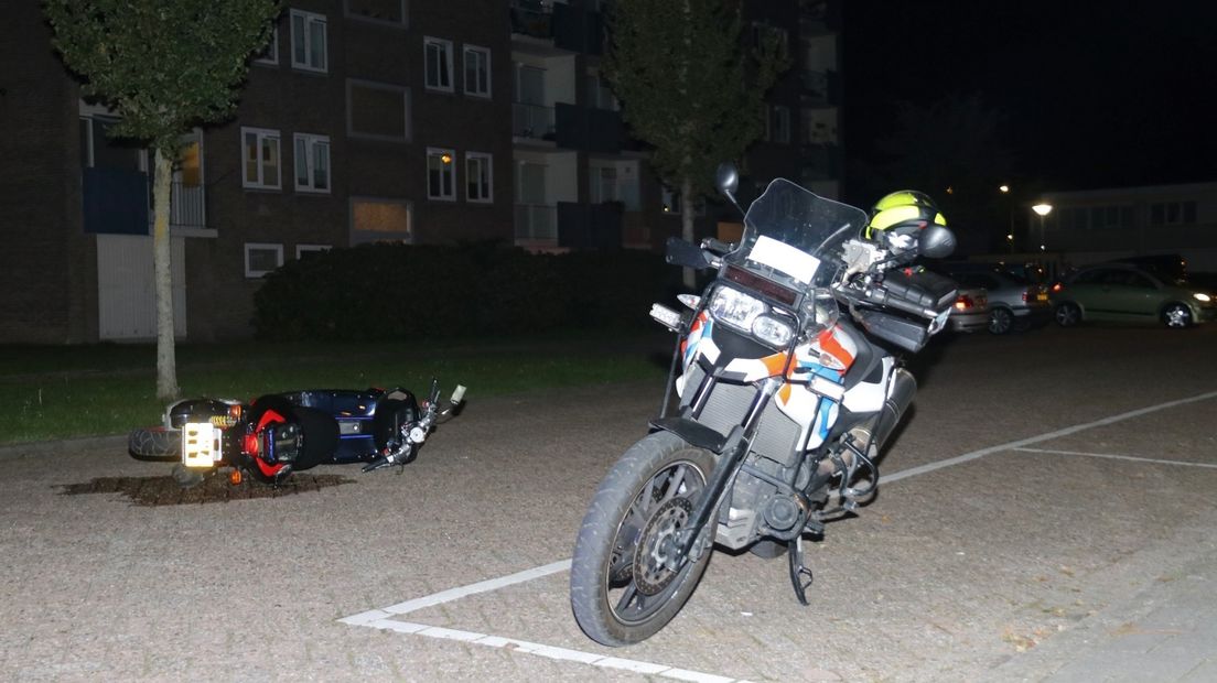 Motorrijder crasht bij achtervolging in Vlissingen