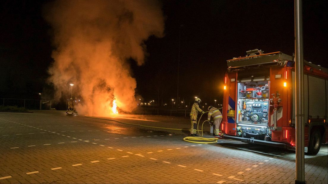Autobrand in Deventer