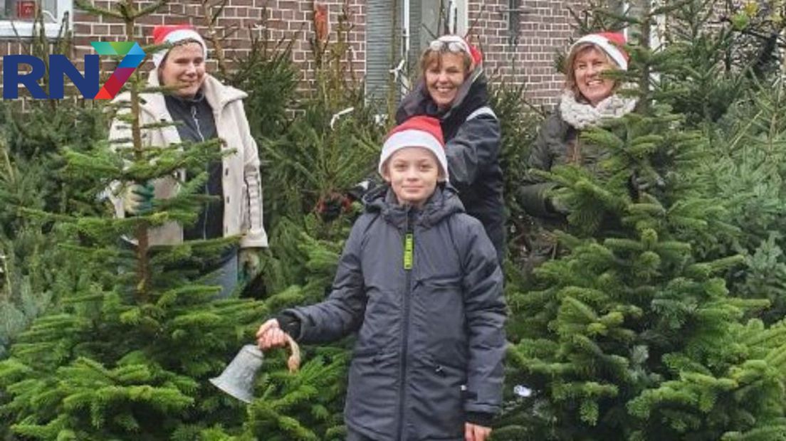 Kerstbomenverkoop voor het goede doel