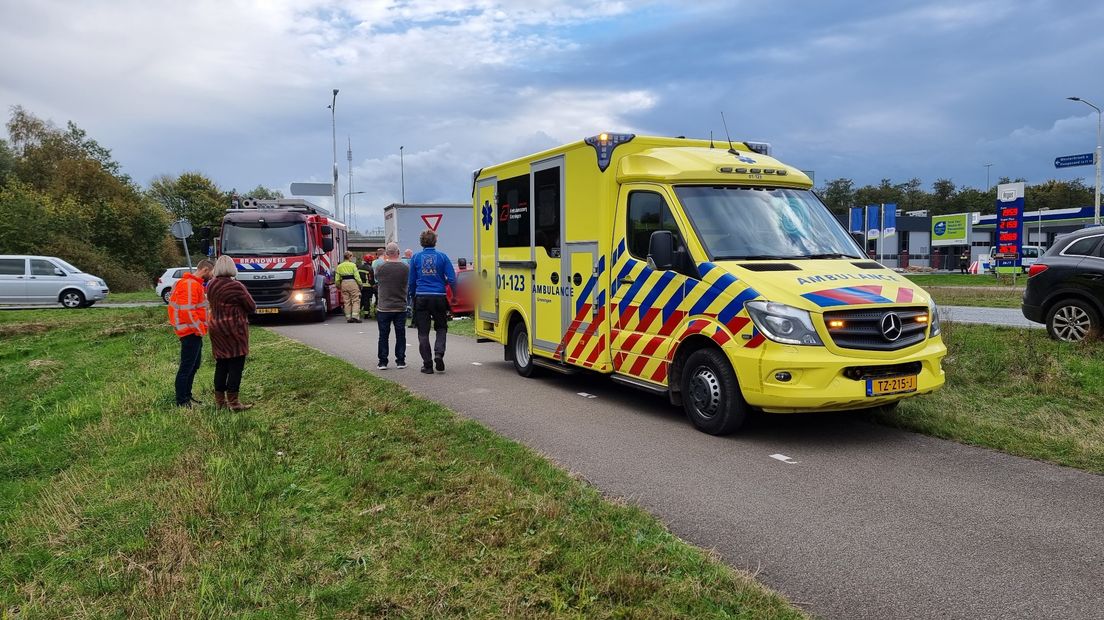 De hulpdiensten zijn ter plaatse