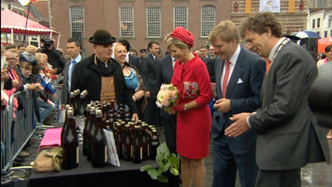 Koning Willem-Alexander en Koningin Máxima op bezoek in Goes