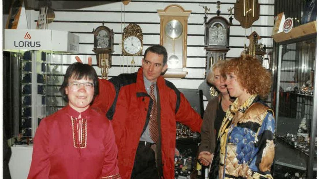 Gerrit-Jan Grandia, Simone, Tanja en hun moeder Karin.