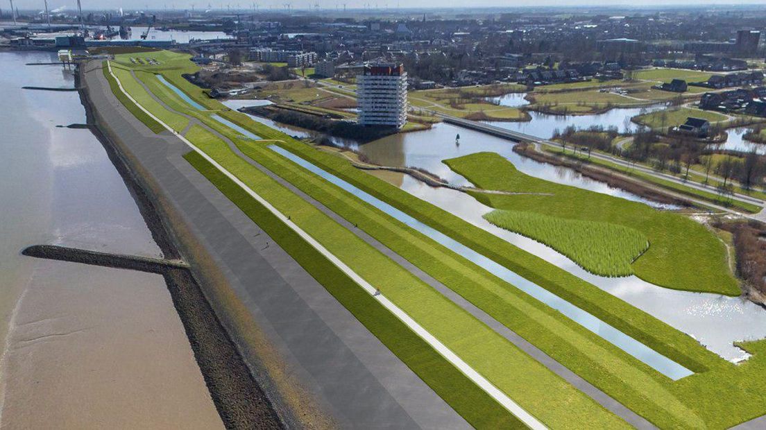 Zo komt de verbouwde dijk eruit te zien