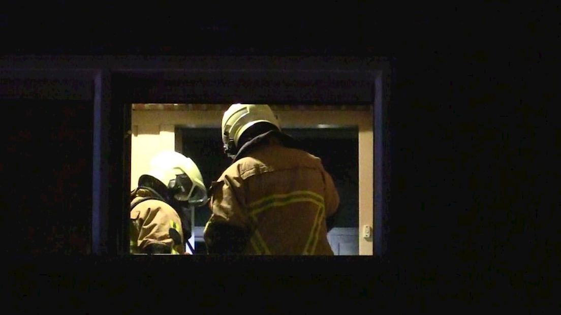 Hulpdiensten in actie voor brandende pan in Enschede