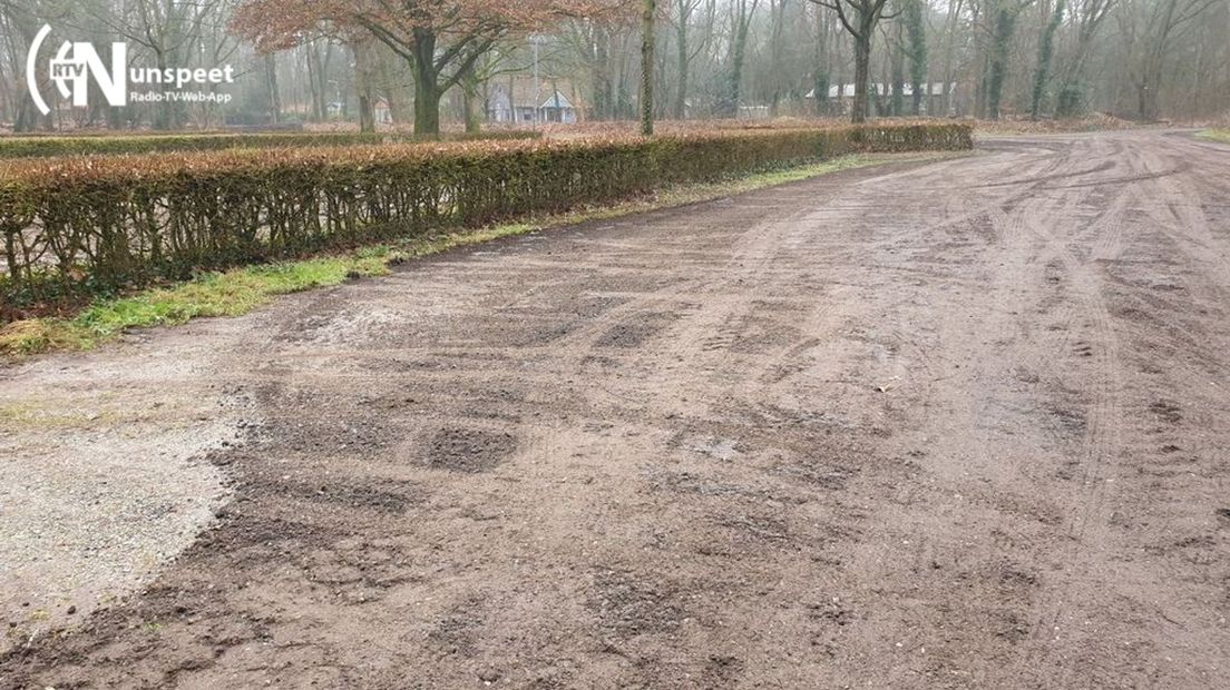 Parkeerplaats VV Nunspeet.