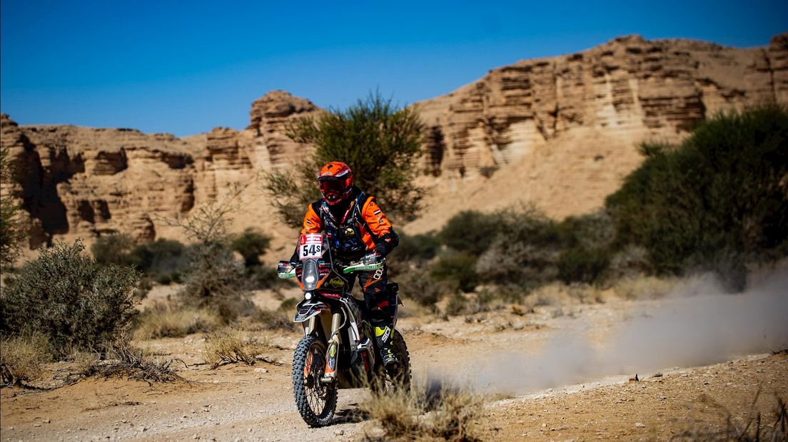 Mirjam Pol in actie tijdens Dakar