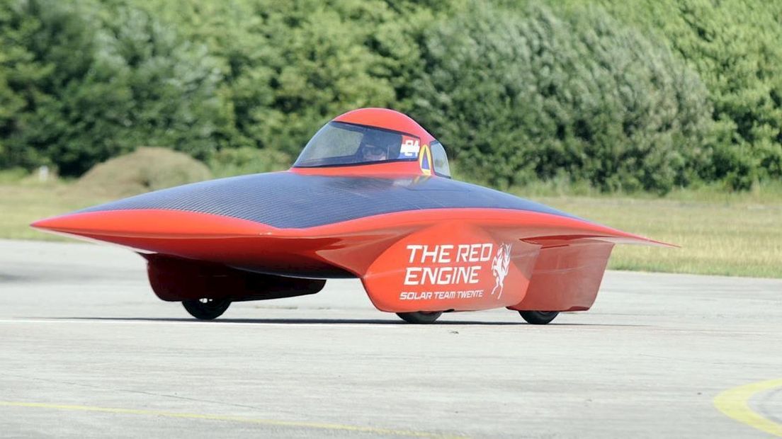 The RED Engine, de wagen van het Solar Team Twente
