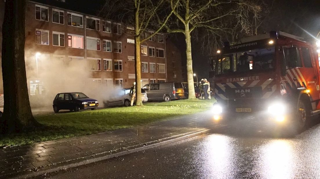 Autobrand in Deventer