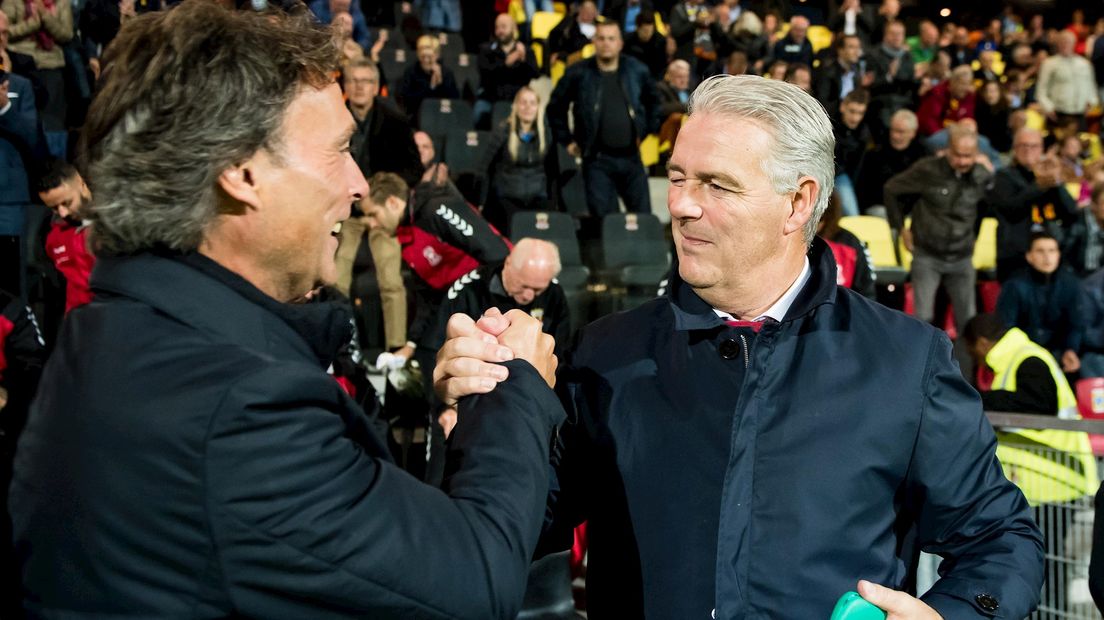 Hans de Koning en Harry Decheiver zijn blij met de zege