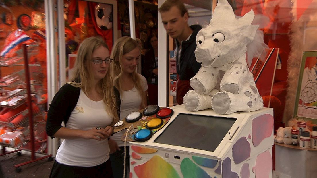 Kunstinstallatie bij Bertus Workel