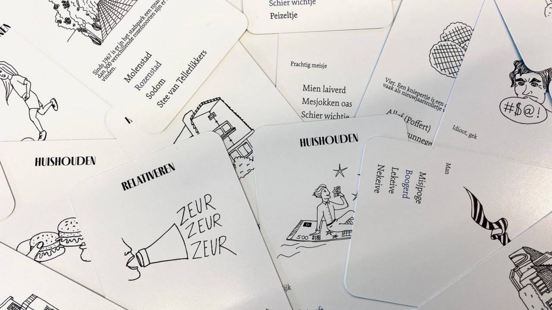Kaartjes uit het kwartetspel