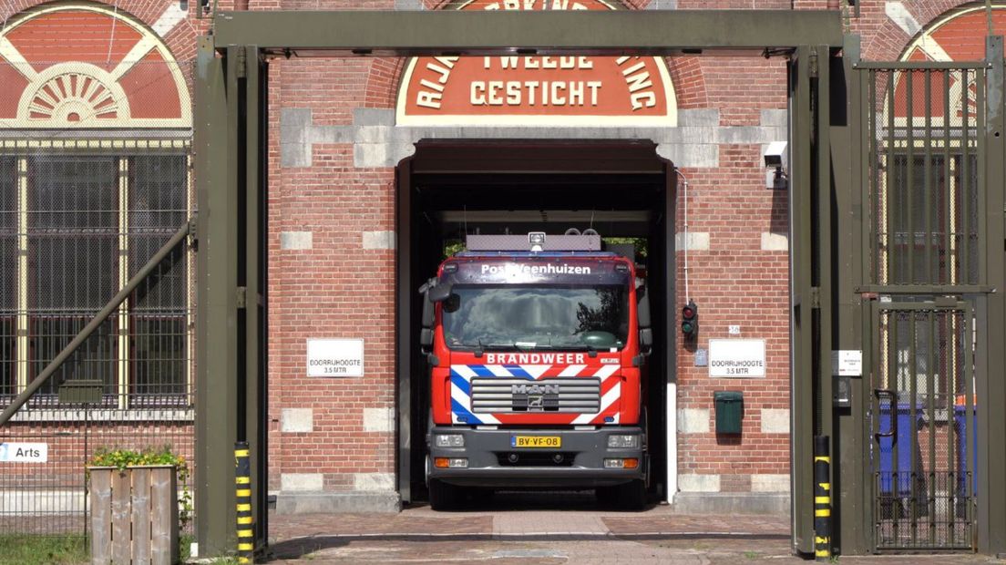 De brandweer voerde een controle uit