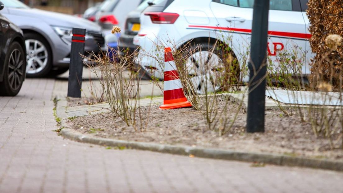 Onder de pion zou een kogelhuls liggen