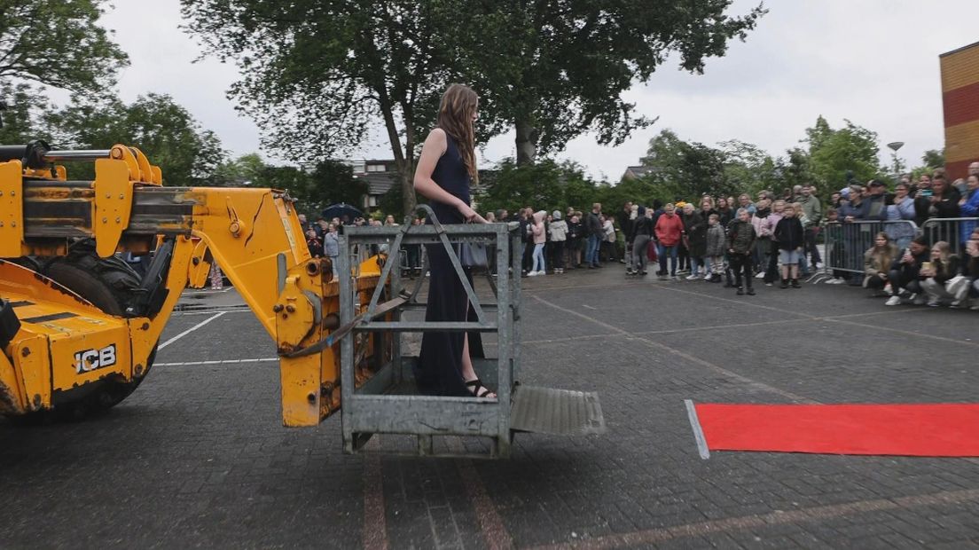 Lianne liet zich vervoeren in een verreiker