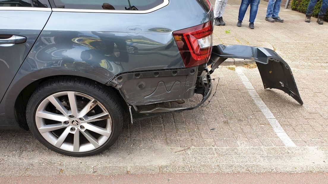 Vrouw veroorzaakt 'groene ravage' in Hengelo na ongeval
