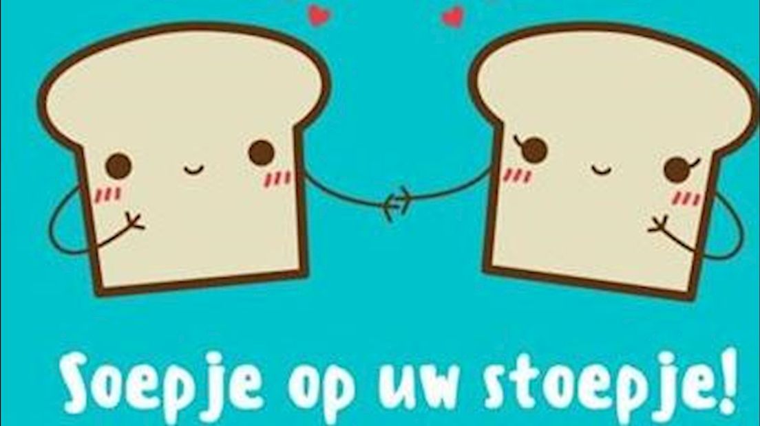 De actie voor de 'senioren-soep' van de twee Haaksbergse zussen