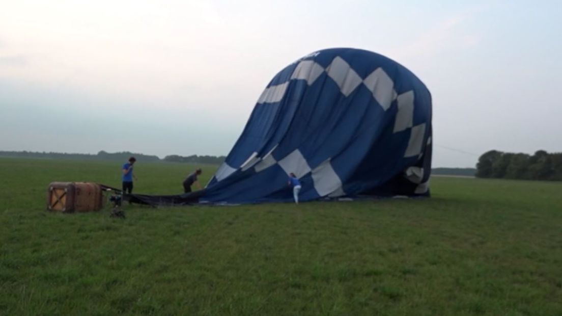 De ballon van Roy Gommer (Rechten: Robert Jansema/RTV Drenthe)