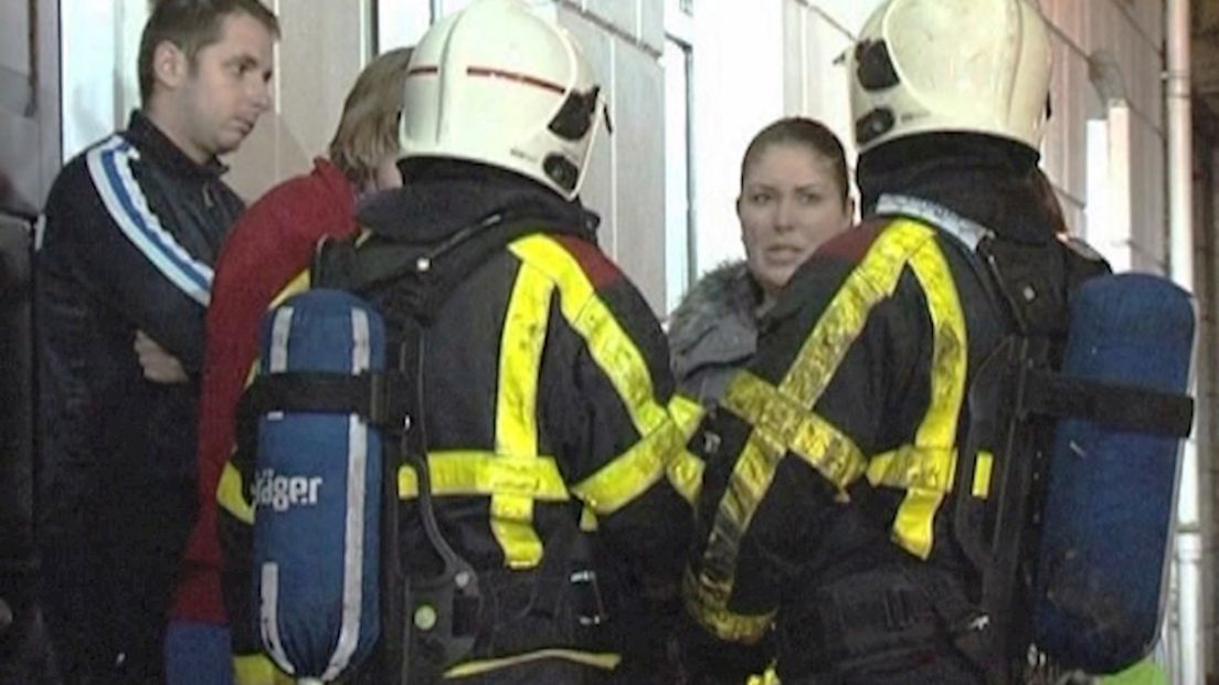 Brand in flat Kampen