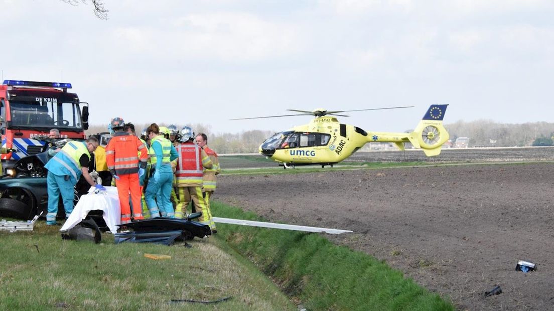 Zwaargewonde bij eenzijdig ongeluk De Krim