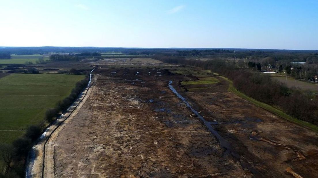 Nieuwe natuur in de maak bij Korte Broek in Vaassen.