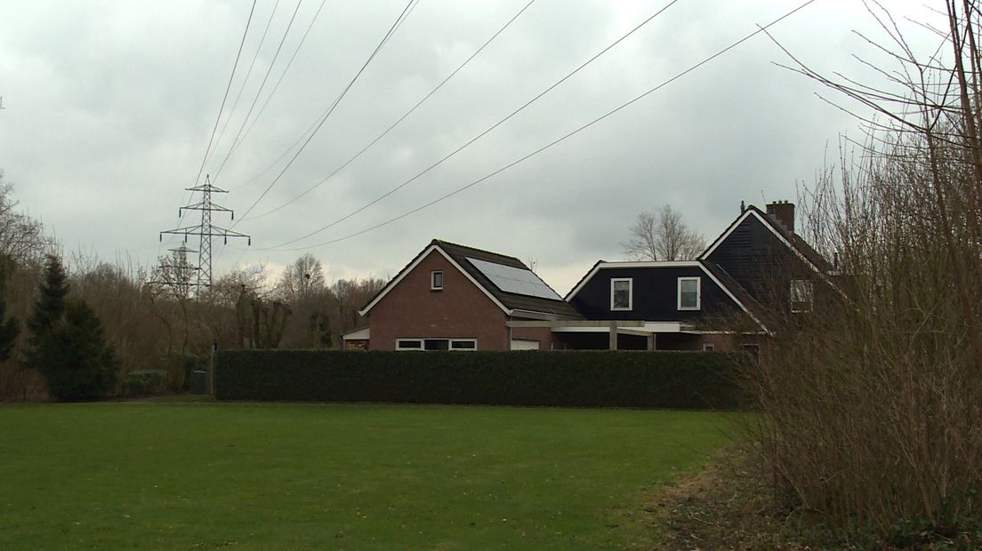 Hoogspanningsmasten in Raalte