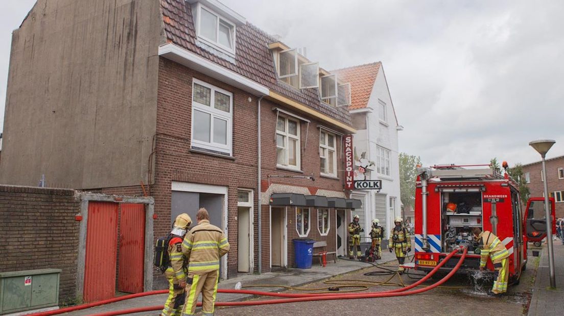 Brand in snackbar in Zwolle RTV Oost