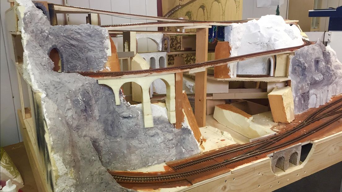 Het werk van modelspoorbouwer René Wolf