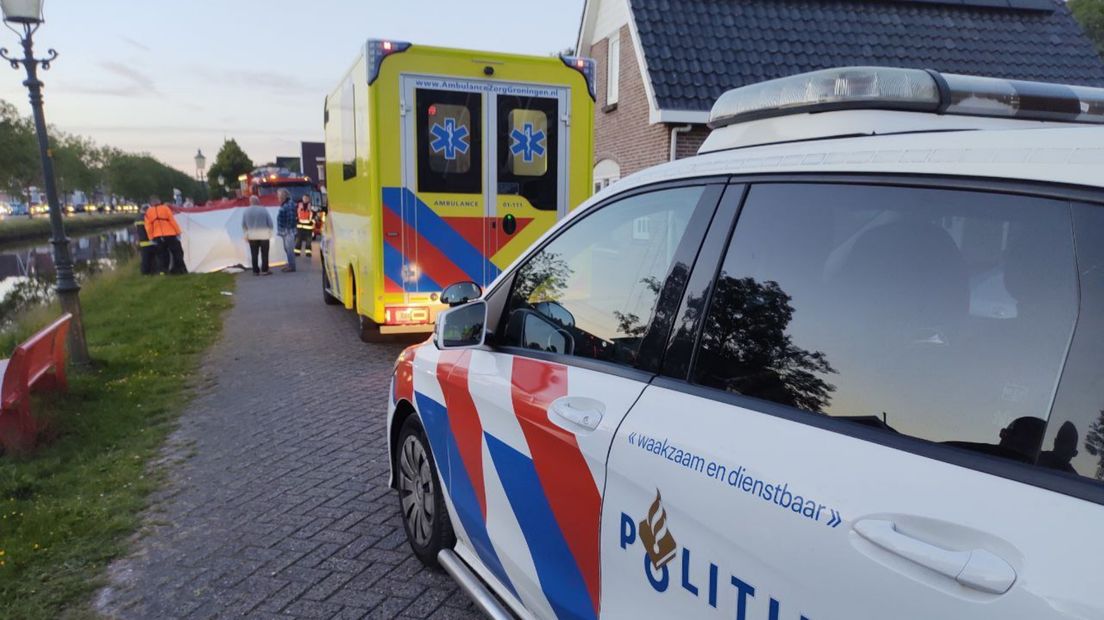 Een persoon is in het water aangetroffen in Oude Pekela