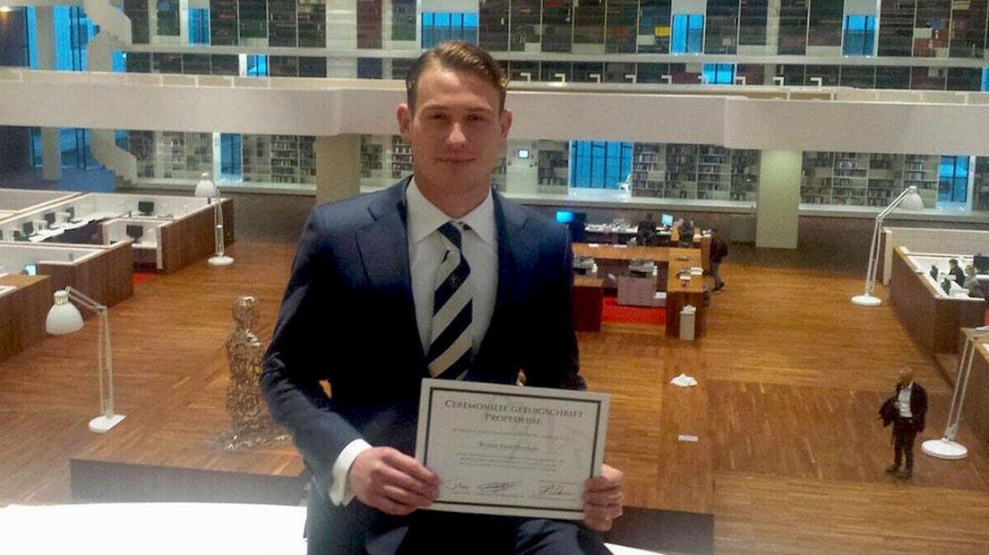 Wouter Dronkers uit Almelo combineert topsport met studie