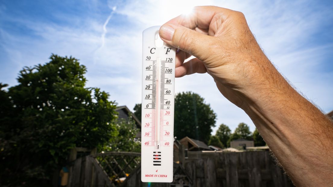 De temperatuur liep vanochtend al snel op