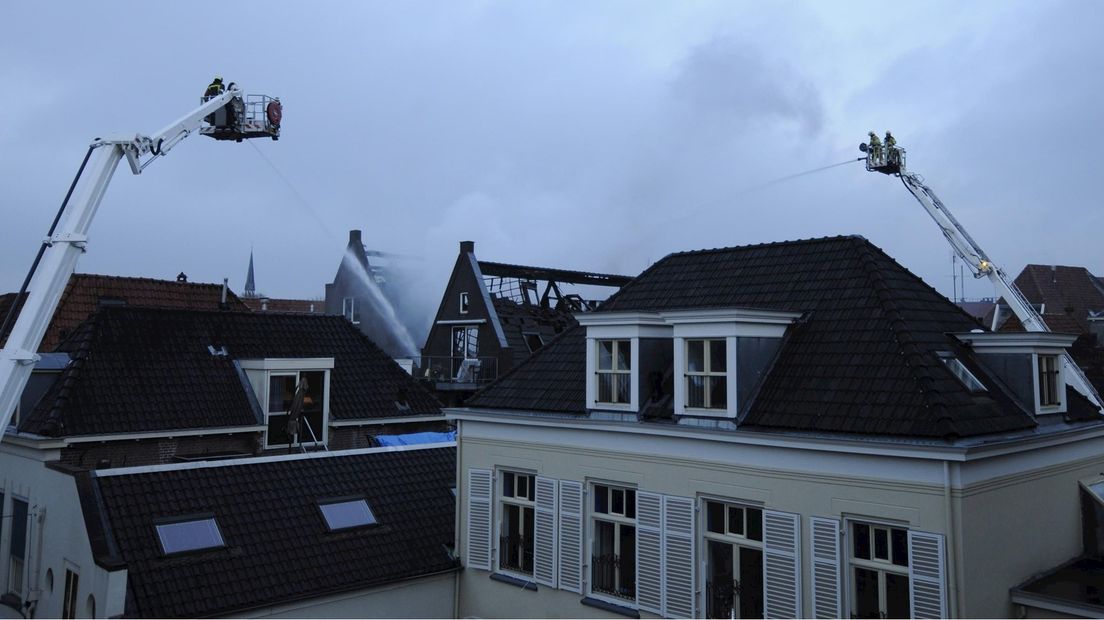 Schade na brand Deventer