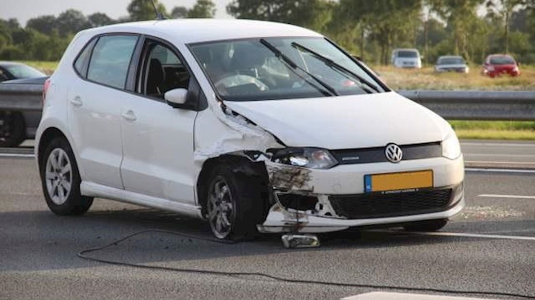 Gewonde bij ongeval op A28 bij Staphorst
